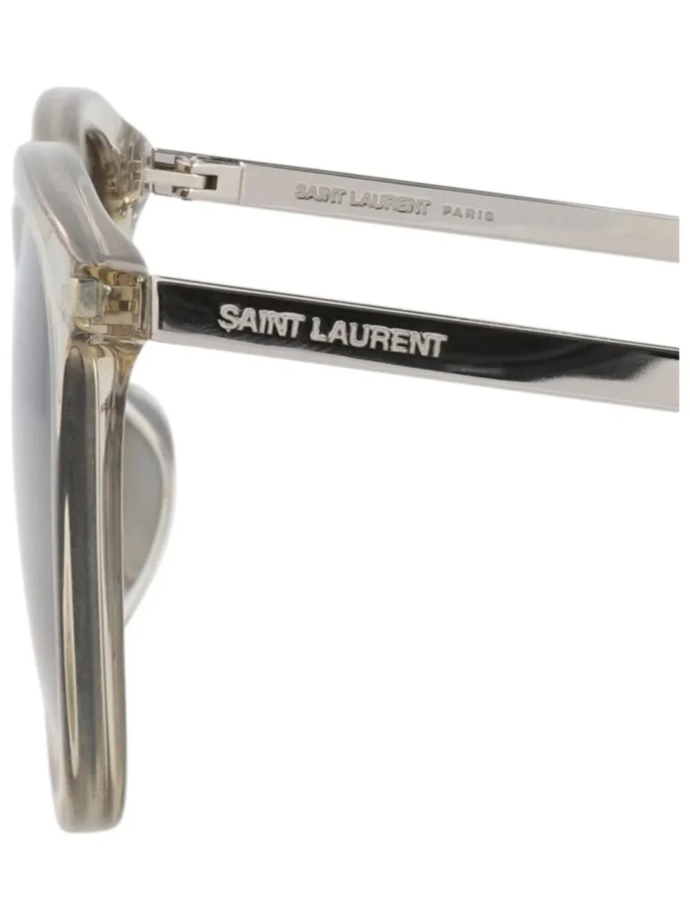 New Saint Laurent Women's Sunglasses Square Rectangle Acetate Frame Mens Brown